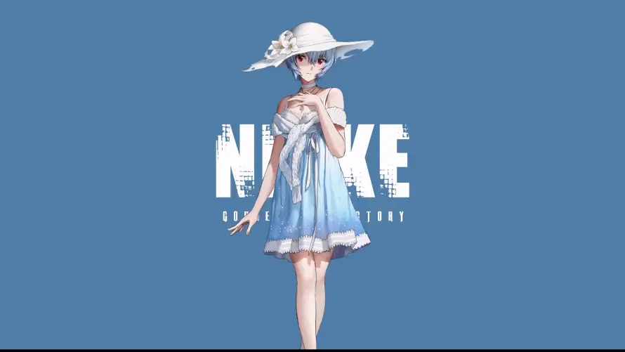 4k草帽壁纸-绫波丽 - 夏日穿搭-NIKKE「哲风壁纸」