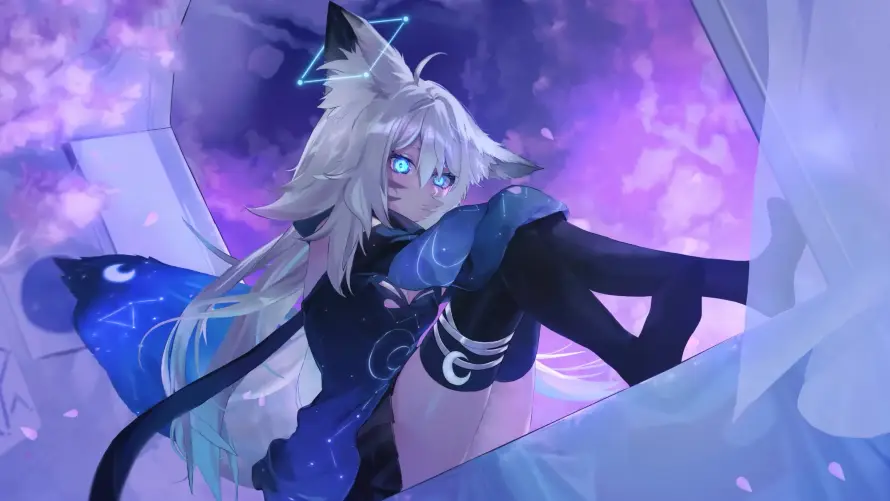 4k兽娘壁纸-兽耳 - 动漫-梦幻「哲风壁纸」