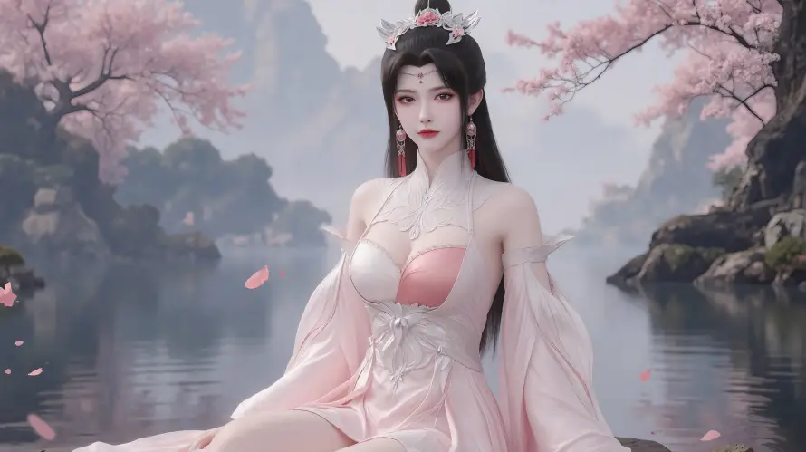 3k仙逆壁纸-古风 - 柳眉-花瓣「哲风壁纸」