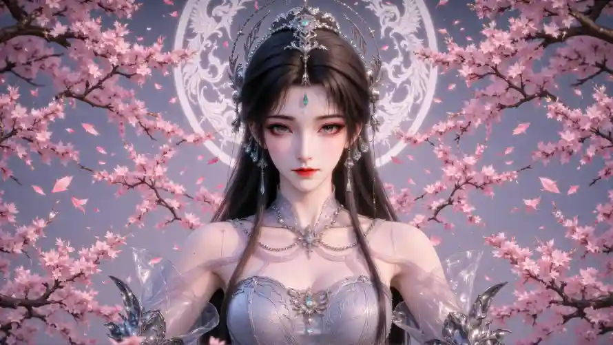 4k仙侠壁纸-古风 - 樱花-清漪「哲风壁纸」
