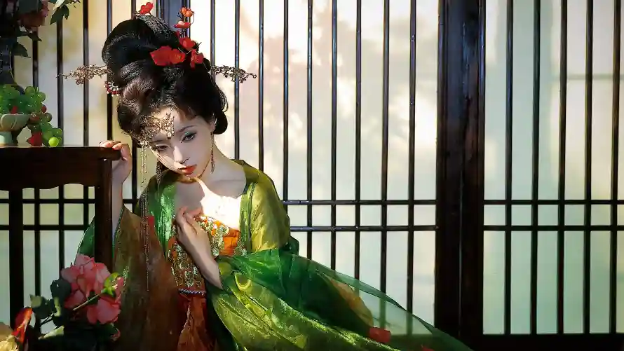 4k古装壁纸-古风 - 少女-汉服「哲风壁纸」