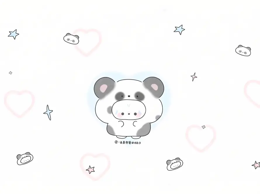 2k卡通壁纸-可爱 - 星星-爱心「哲风壁纸」