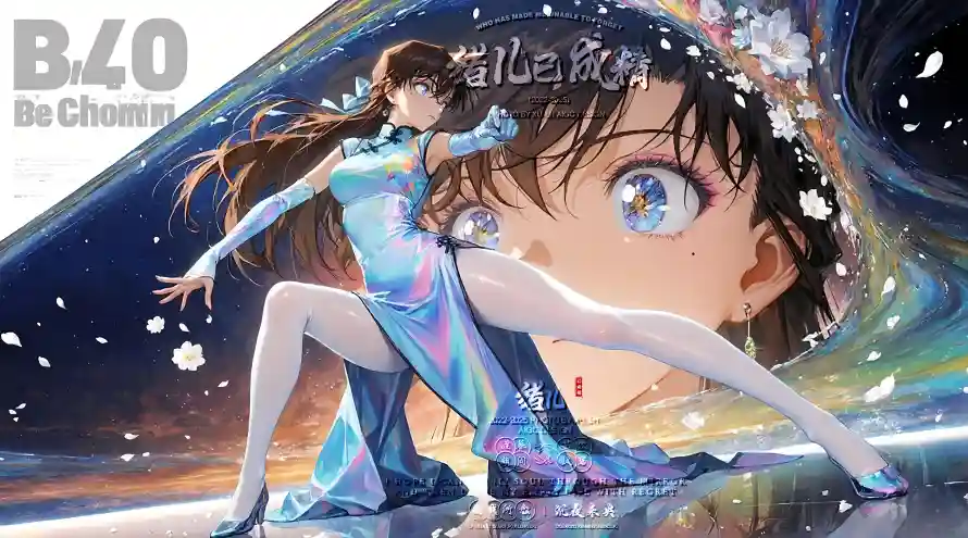 4k动漫壁纸-旗袍 - 长发-二次元「哲风壁纸」