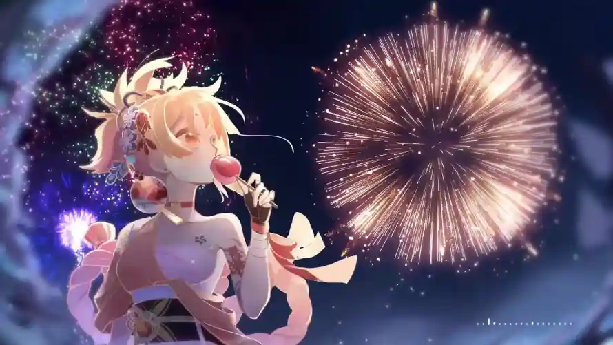 2k原神壁纸-宵宫 - 星空-梦幻「哲风壁纸」
