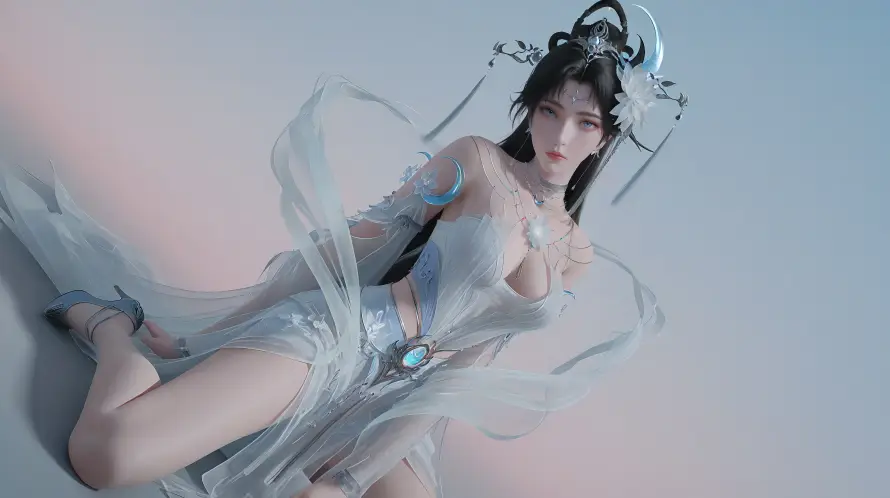 6k仙侠壁纸-古风 - 白衣-美女「哲风壁纸」