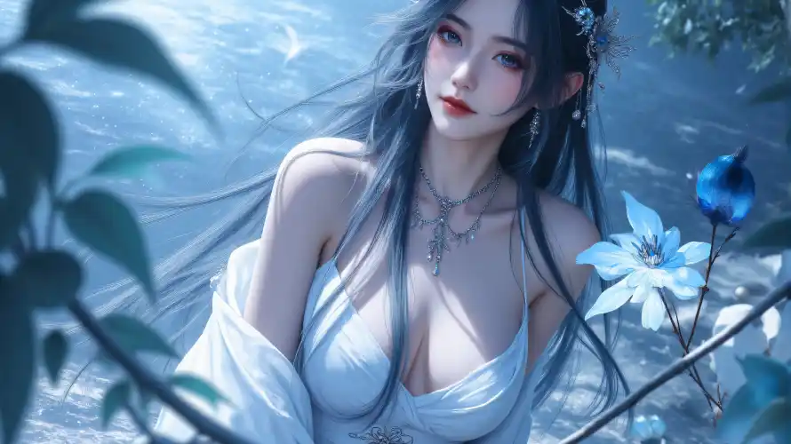 5k云霄壁纸-仙侠 - 古风-白衣「哲风壁纸」