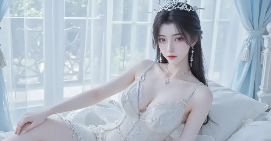 9k仙逆壁纸-皇冠 - 长发-李慕婉「哲风壁纸」