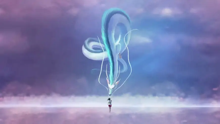 4k动漫壁纸-千寻 - 天空-水面「哲风壁纸」