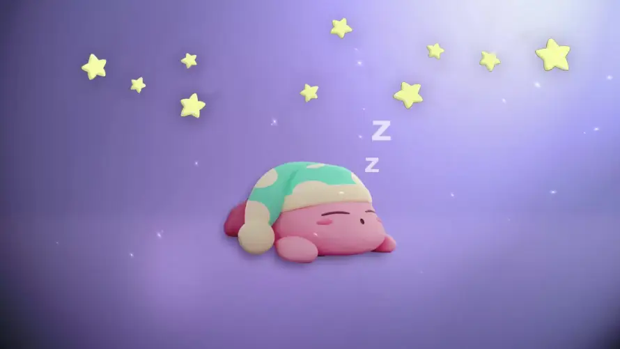 4k卡通壁纸-可爱 - 星星-睡眠「哲风壁纸」