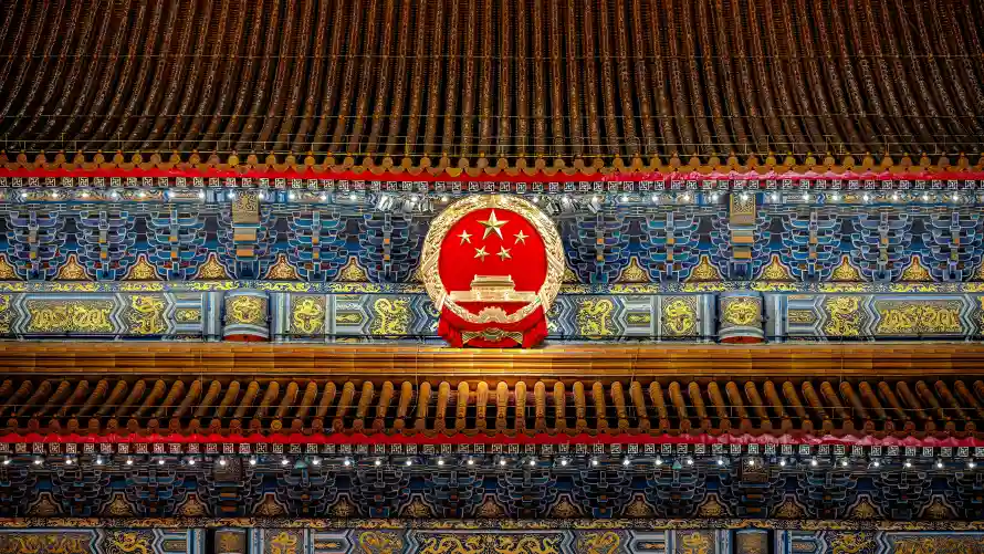 6k中国壁纸-国徽 - 夜景-建筑「哲风壁纸」