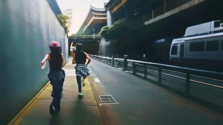 4kCP壁纸-女生 - 跑步-运动「哲风壁纸」