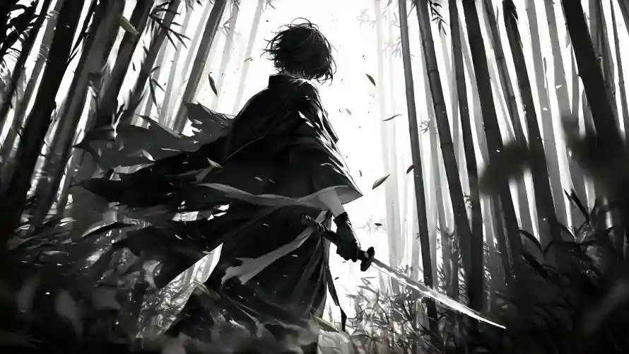 4k剑客壁纸-古风 - 武侠-水墨「哲风壁纸」