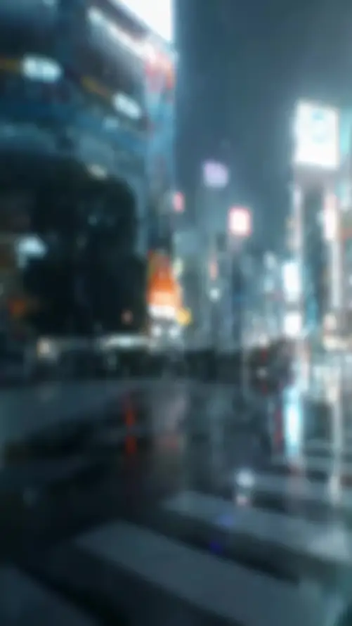 4k街道壁纸 - 都市 - 雨夜 - 霓虹「哲风壁纸」