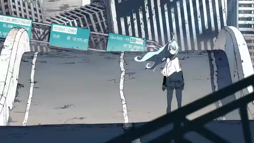 2k制服壁纸-动漫场景 - 城市道路-少女前线「哲风壁纸」