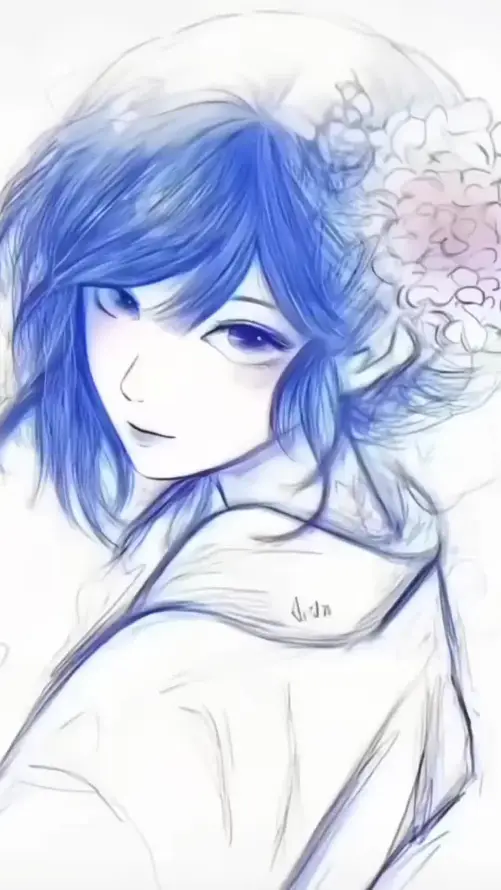 4k花簇壁纸 - 光栅壁纸 - 动漫女孩 - 花朵装饰「哲风壁纸」