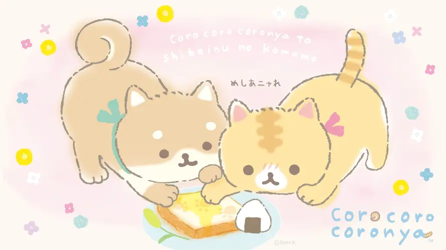 2k卡通壁纸-可爱 - 小狗-小猫「哲风壁纸」