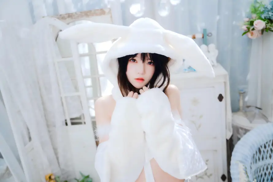 8k写真壁纸-女孩 - 室内-性感「哲风壁纸」