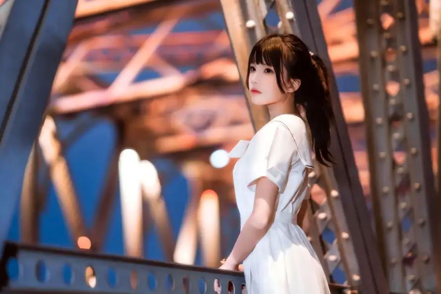 4k夜景壁纸 - 桥梁 - 美女 - 街拍「哲风壁纸」 4k夜景壁纸 - 桥梁 - 美女 - 街拍「哲风壁纸」