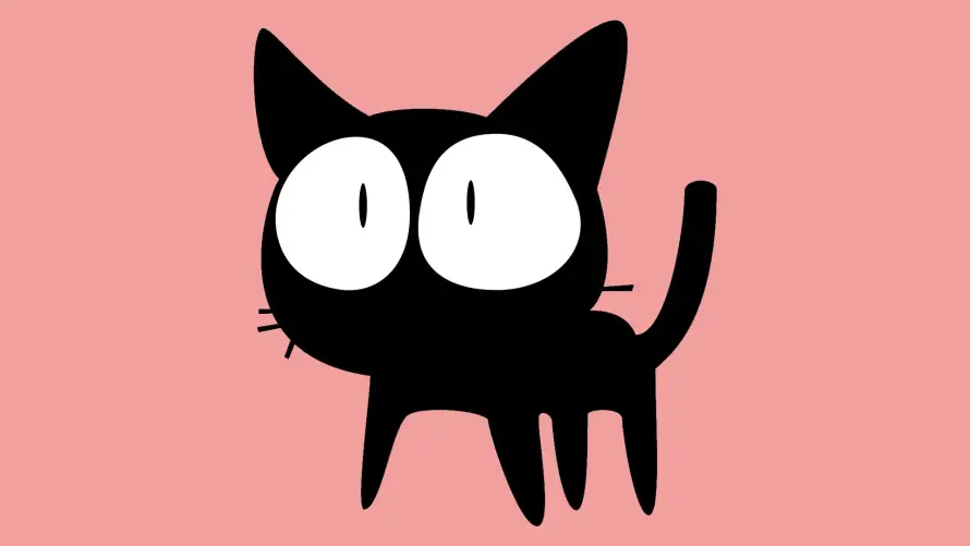 2k卡通壁纸-可爱 - 猫咪-粉色「哲风壁纸」