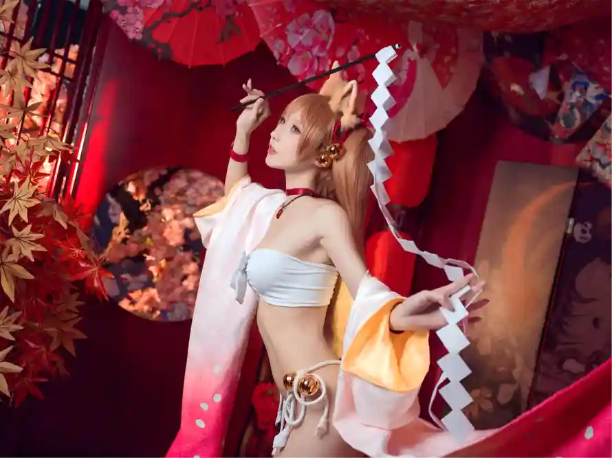 8k古风壁纸-美女 - cos-日式背景「哲风壁纸」