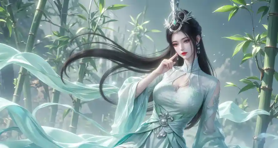 6k陆嫁嫁壁纸-仙侠角色 - 古风美女-神国之上「哲风壁纸」