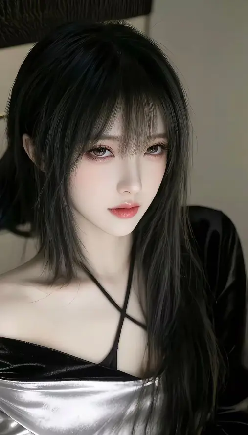 4k红唇壁纸 - 美女 - 银饰 - 长发「哲风壁纸」