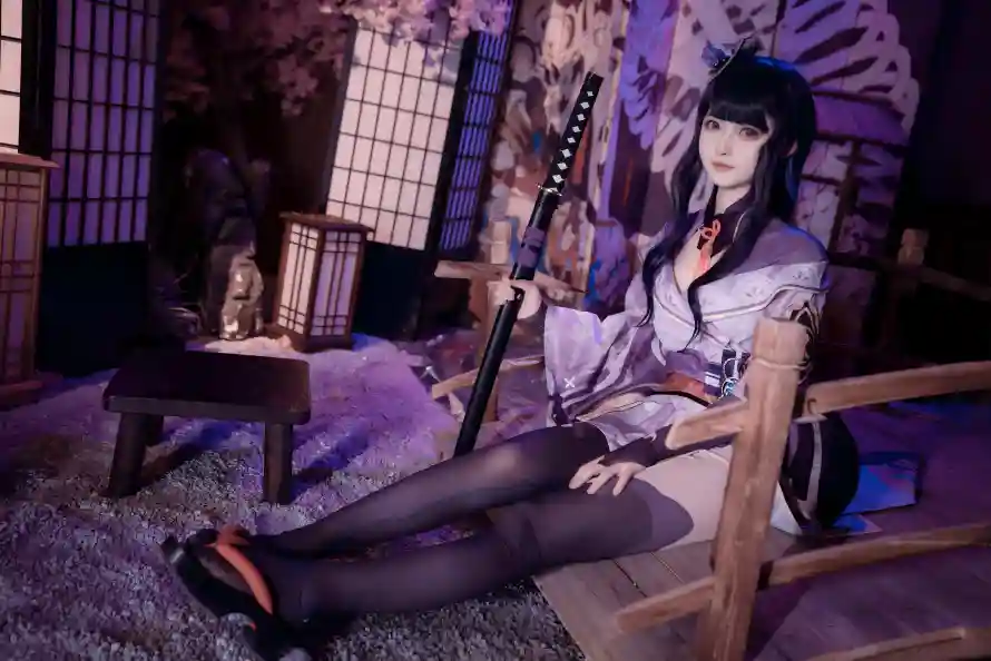 11k原神壁纸-和服 - 黑丝-cos「哲风壁纸」
