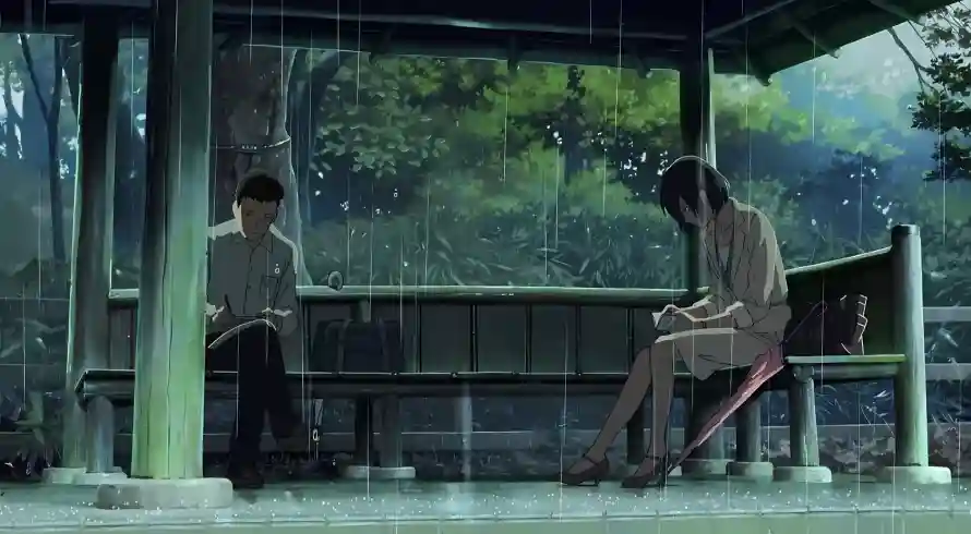 2k亭子壁纸-绿树 - 雨天-雨景「哲风壁纸」