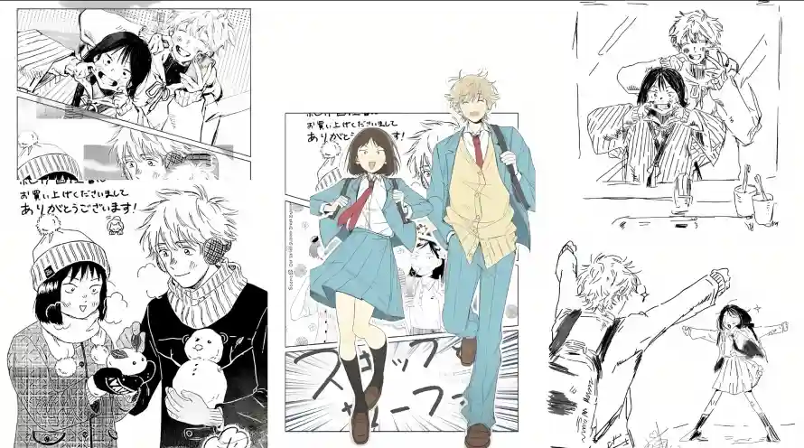 2k校园壁纸-线稿 - 志摩聪介-漫画分镜「哲风壁纸」 2k校园壁纸-线稿 - 志摩聪介-漫画分镜「哲风壁纸」