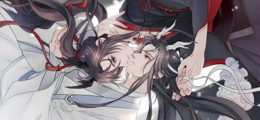 5k互动壁纸-古风 - 蓝忘机-魏无羡「哲风壁纸」