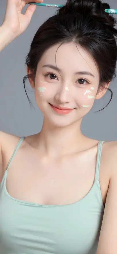 4k发簪壁纸 - 美女 - Ios - 丸子头「哲风壁纸」
