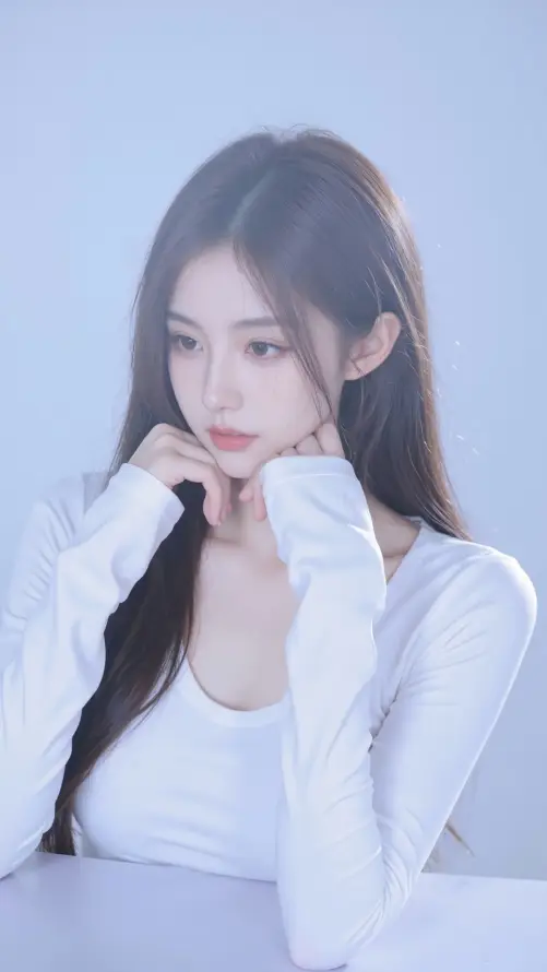 4k清新壁纸 - 美女 - 长发 - Ios「哲风壁纸」