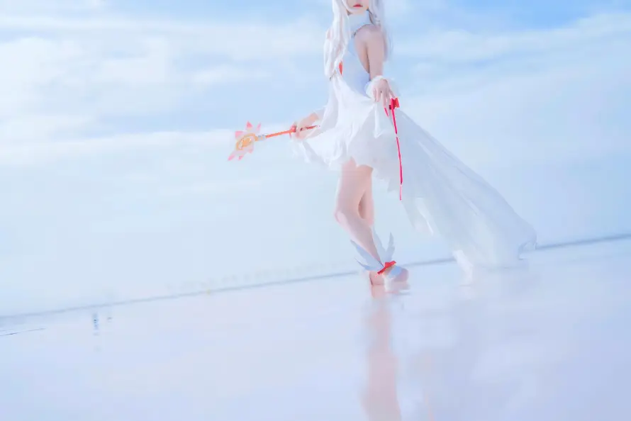 4k白衣壁纸 - 盐湖 - 美女 - 蓝天「哲风壁纸」 4k白衣壁纸 - 盐湖 - 美女 - 蓝天「哲风壁纸」