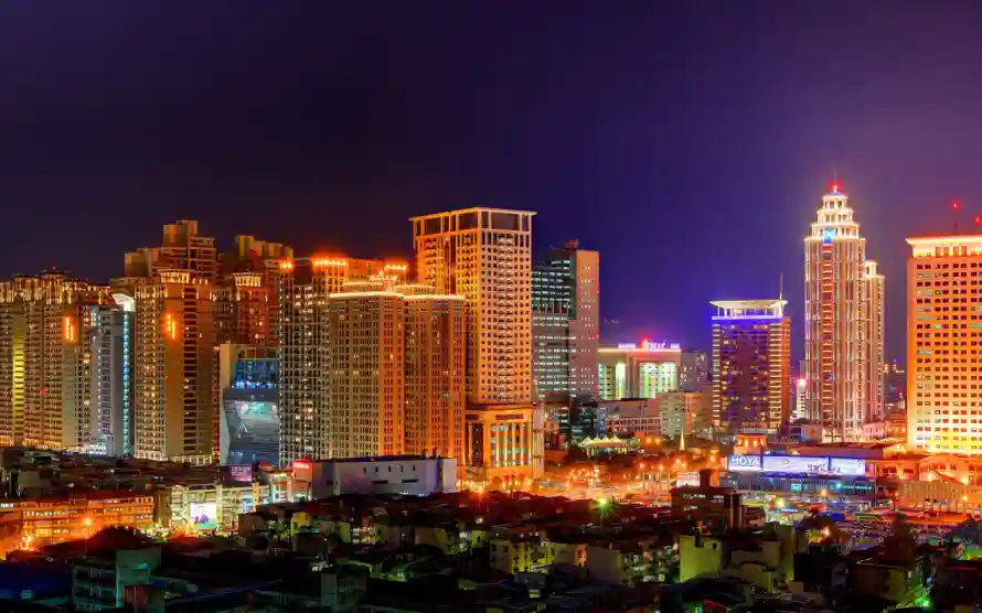 2k城市壁纸-夜景 - 灯光-都市「哲风壁纸」