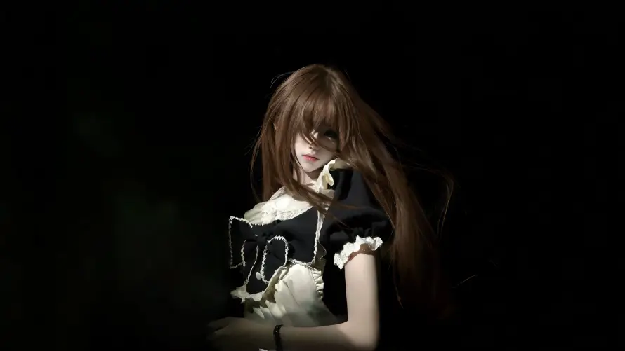4k动漫壁纸-插画 - 暗黑-美女「哲风壁纸」