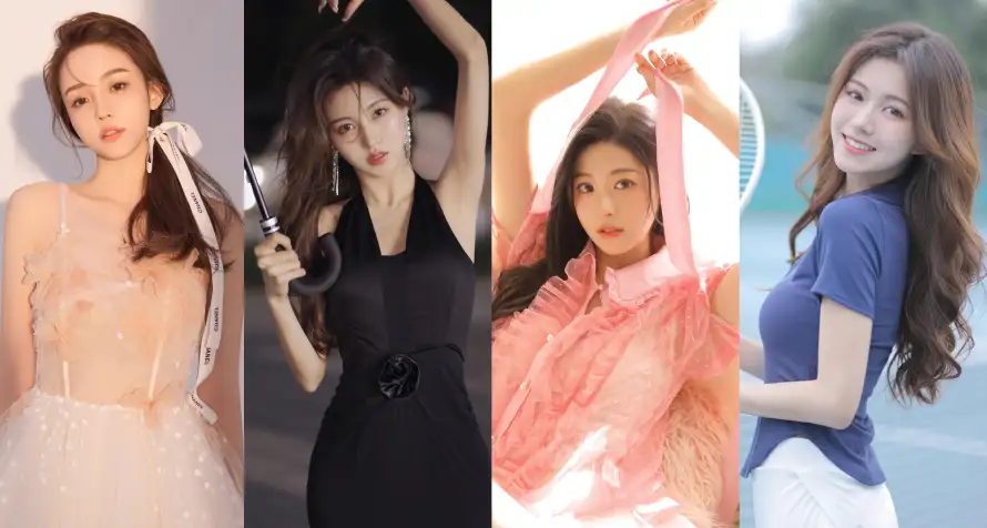 4k礼服壁纸-纱裙 - 美女-长发「哲风壁纸」