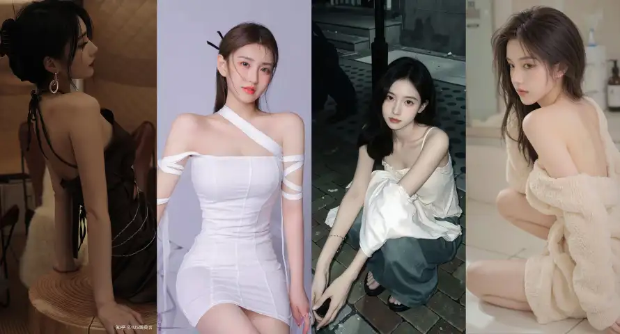 4k优雅壁纸-美女 - 连衣裙-时尚穿搭「哲风壁纸」
