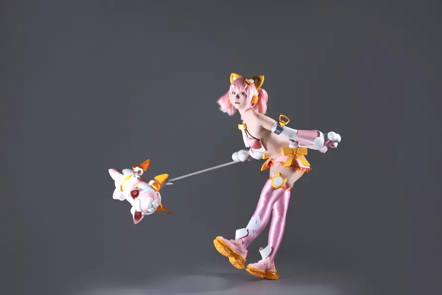 10k可爱壁纸-美女 - cos-粉色系「哲风壁纸」