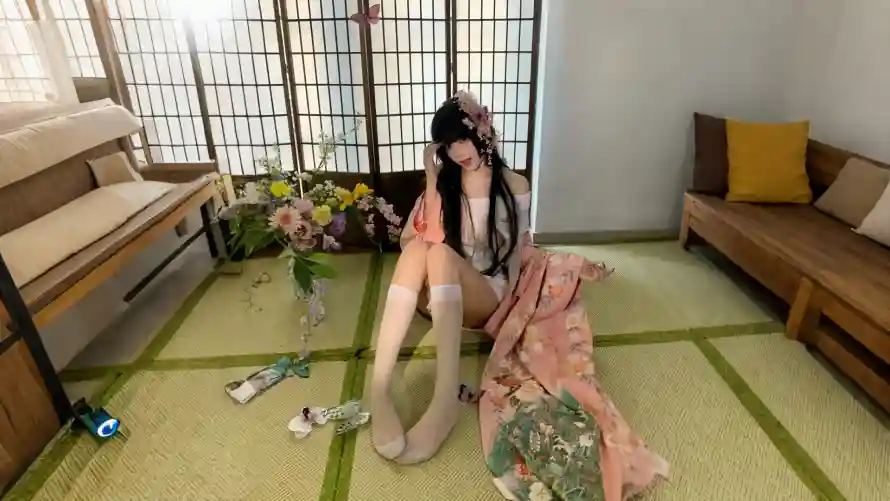 2k和服壁纸-清纯 - 美女-花束「哲风壁纸」
