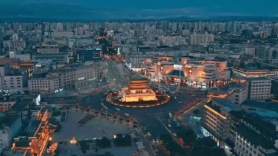 2k城市壁纸-夜景 - 建筑-灯光「哲风壁纸」