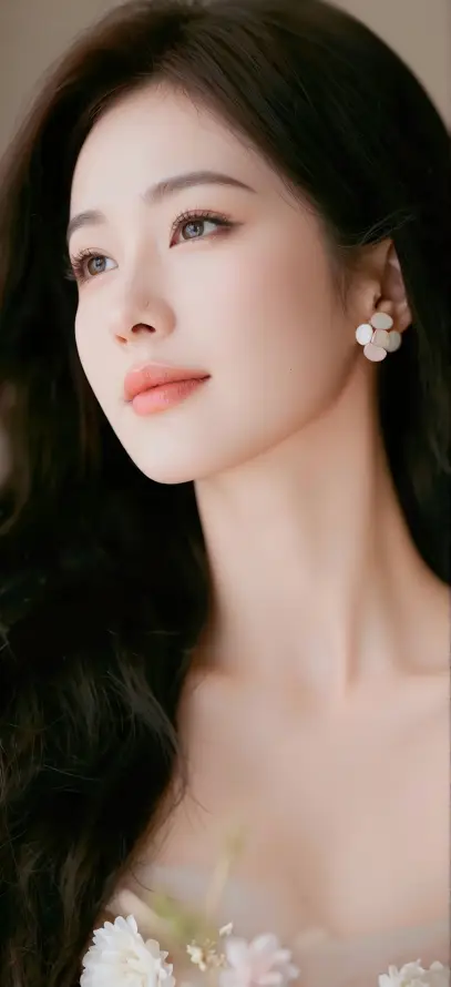 4k妆容壁纸 - 精致 - 美女 - 耳环「哲风壁纸」