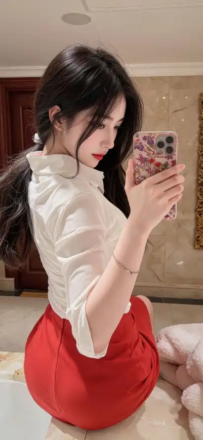 4k室内壁纸 - 美女 - 自拍 - Ios「哲风壁纸」