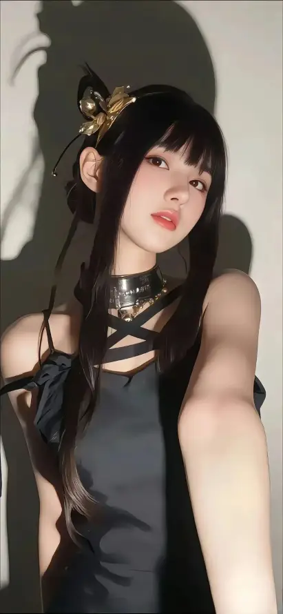 4k美女壁纸 - 项圈 - Ios - 时尚穿搭「哲风壁纸」