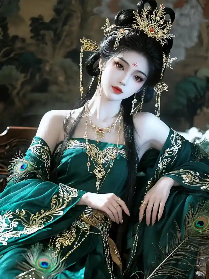 4k古典壁纸 - 古装 - 红妆 - 美女「哲风壁纸」