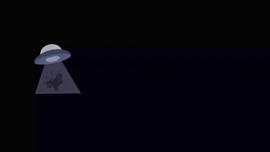 4k几何壁纸-可爱 - 外星-夜晚「哲风壁纸」