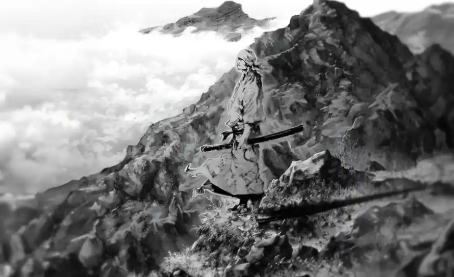 2k云雾壁纸-古风 - 山峰-岩石「哲风壁纸」