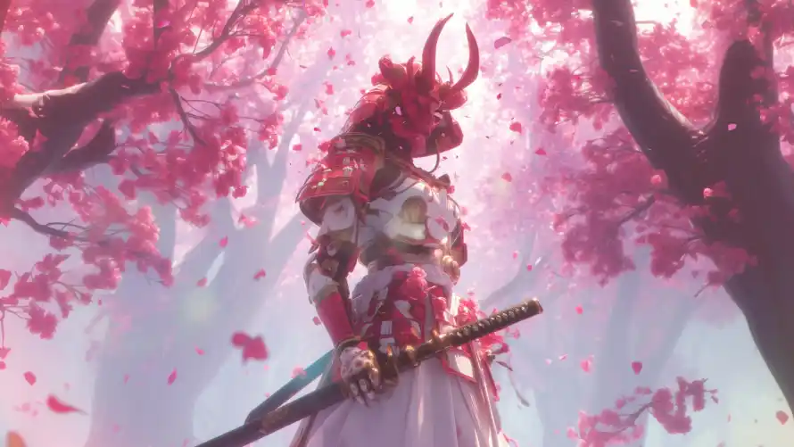 2k动漫壁纸-樱花 - 武士-盔甲「哲风壁纸」 2k动漫壁纸-樱花 - 武士-盔甲「哲风壁纸」