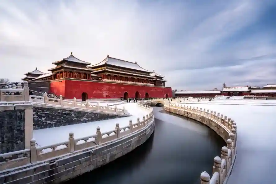 2k冬季壁纸-北京 - 故宫-白雪「哲风壁纸」