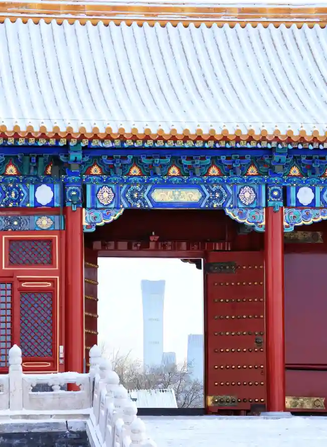 4k冬季壁纸 - 北京 - 故宫 - 白雪「哲风壁纸」