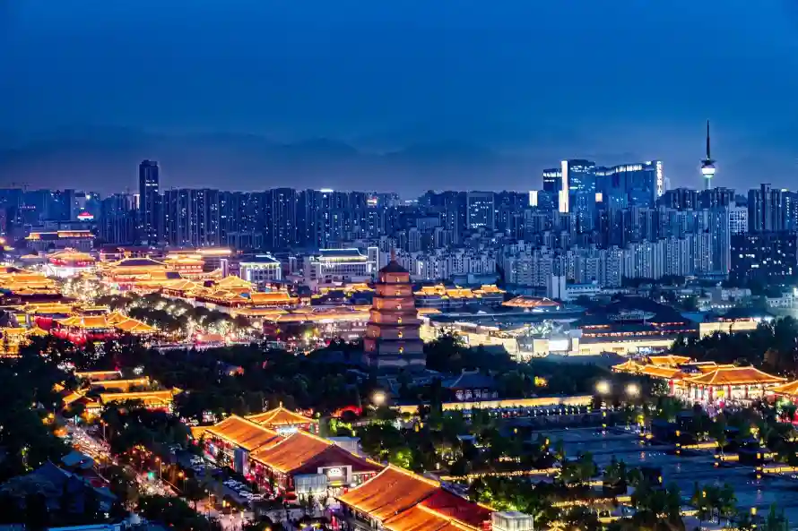 2k古城壁纸-城市 - 夜晚-夜景「哲风壁纸」
